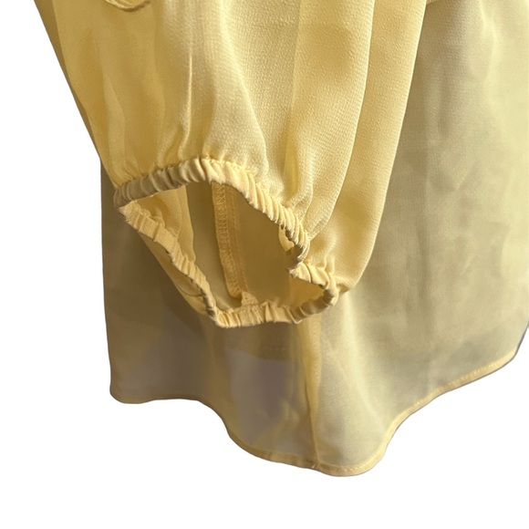 Y2K XXI Forever 21 Sheer Cold Shoulder Blouse - Picture 11 of 11